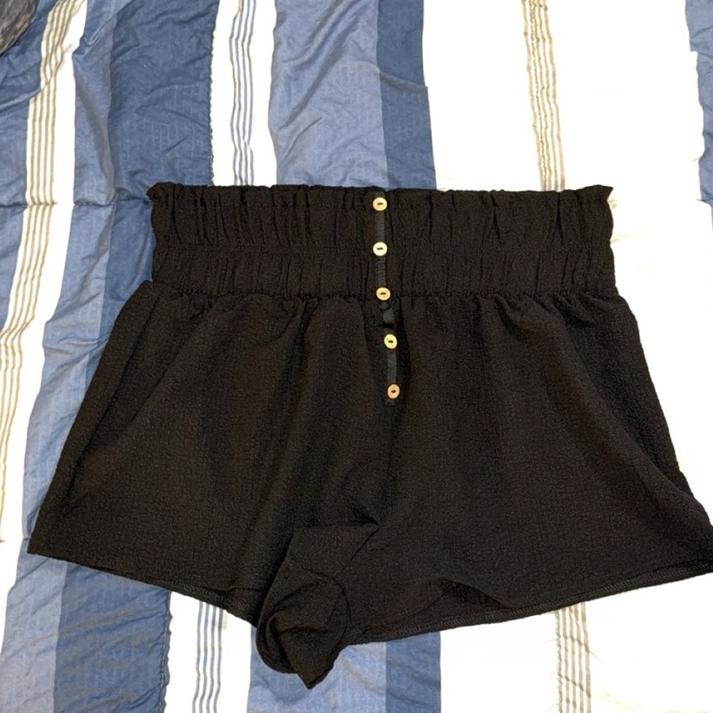High waisted dress shorts